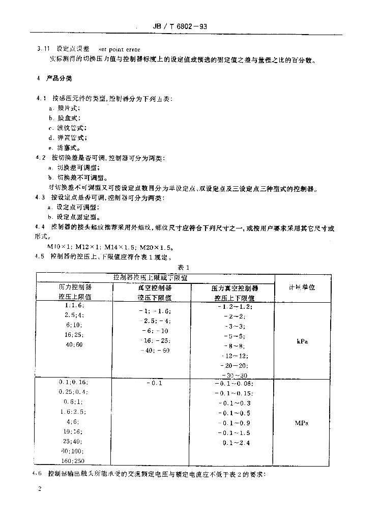 JB/T 6802-1993 标准预览