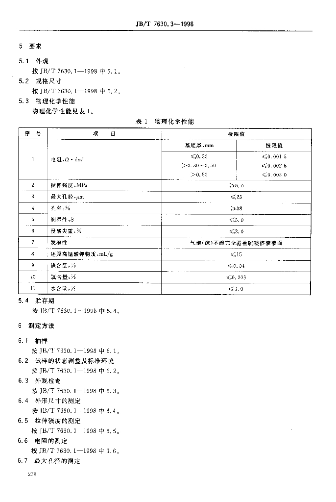 JB/T 7630.3-1998 标准预览