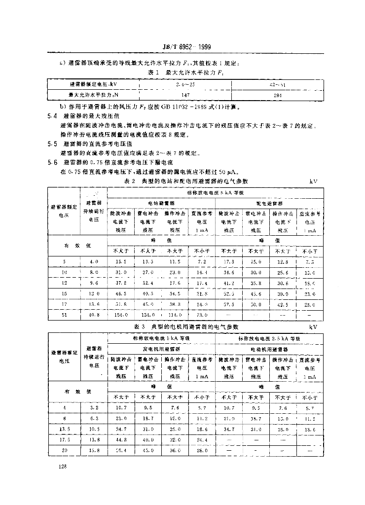 JB/T 8952-1999 标准预览