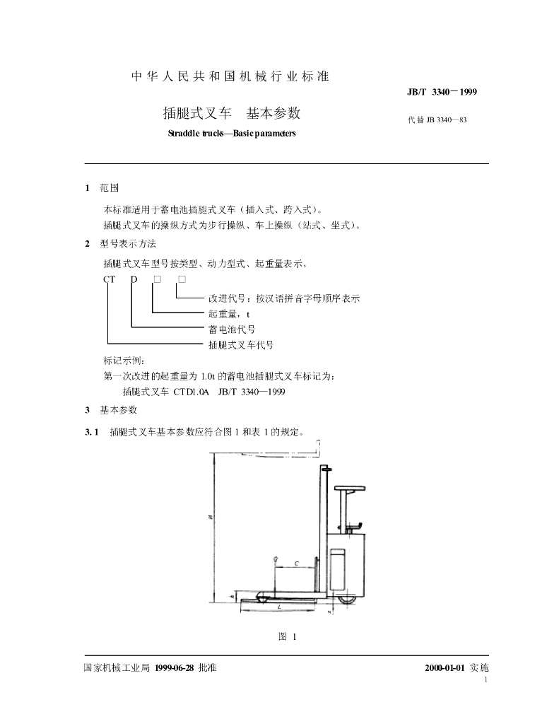 JB/T 3340-1999 标准预览