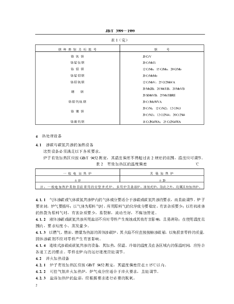 JB/T 3999-1999 标准预览