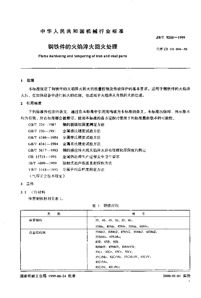 JB/T 9200-1999 标准预览