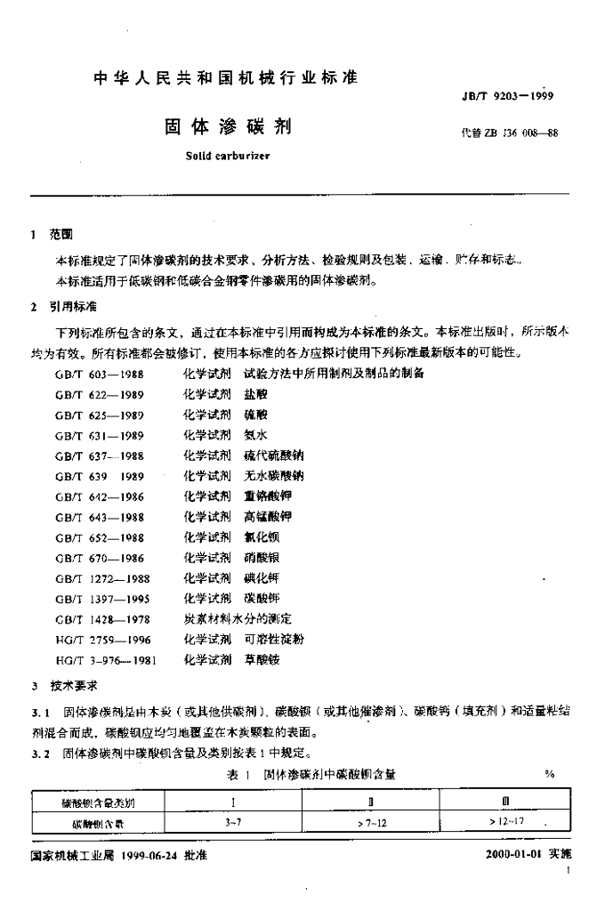 JB/T 9203-1999 标准预览