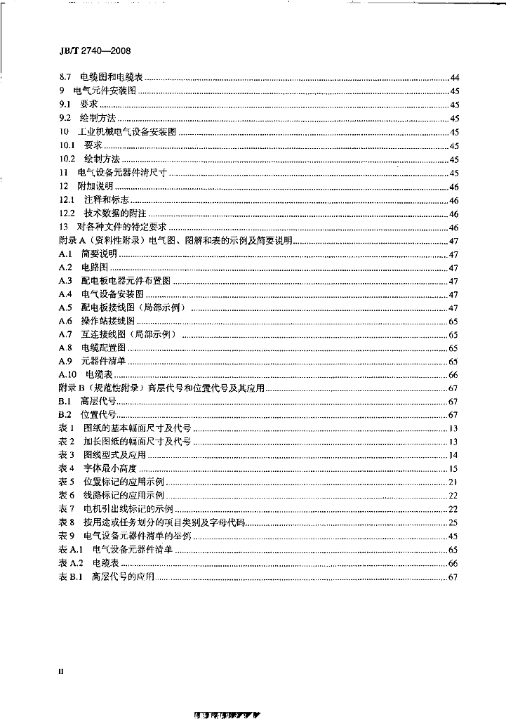 JB/T 2740-2008 标准预览