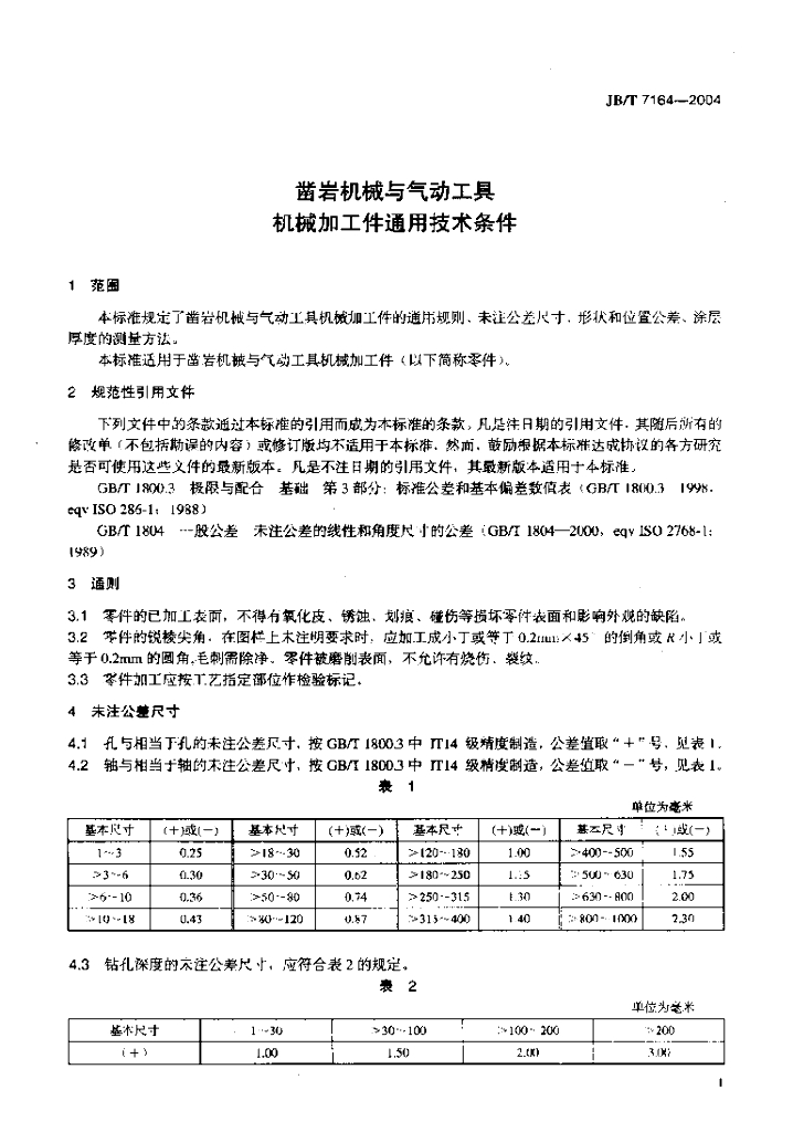 JB/T 7164-2004 标准预览