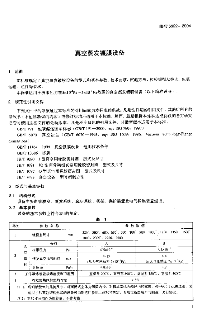 JB/T 6922-2004 标准预览