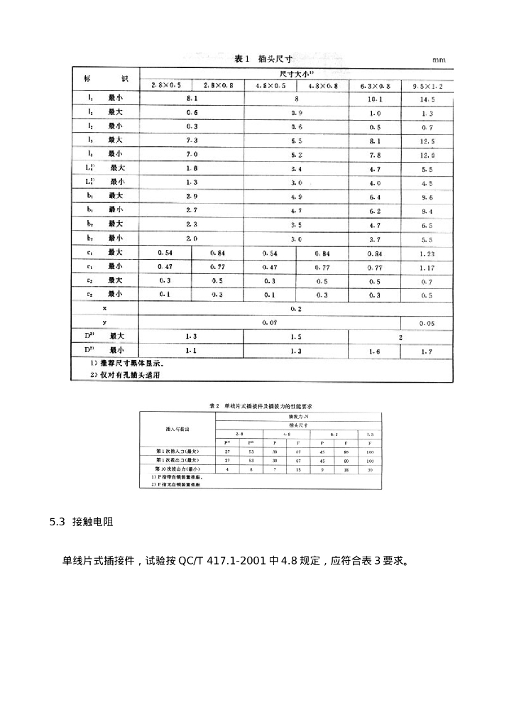 QC/T 417.3-2001 标准预览