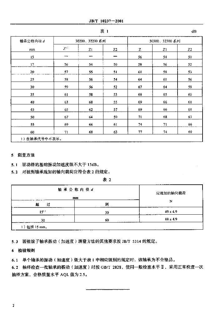 JB/T 10237-2001 标准预览
