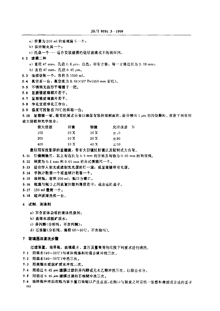 JB/T 9591.3-1999 标准预览