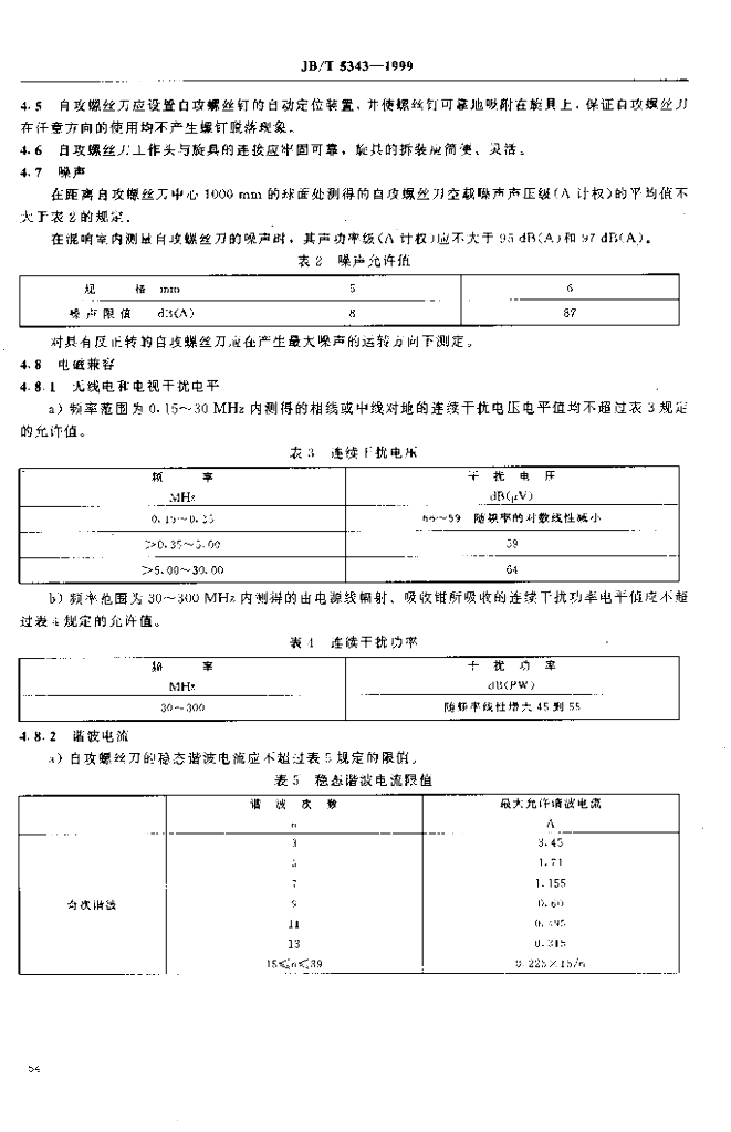 JB/T 5343-1999 标准预览