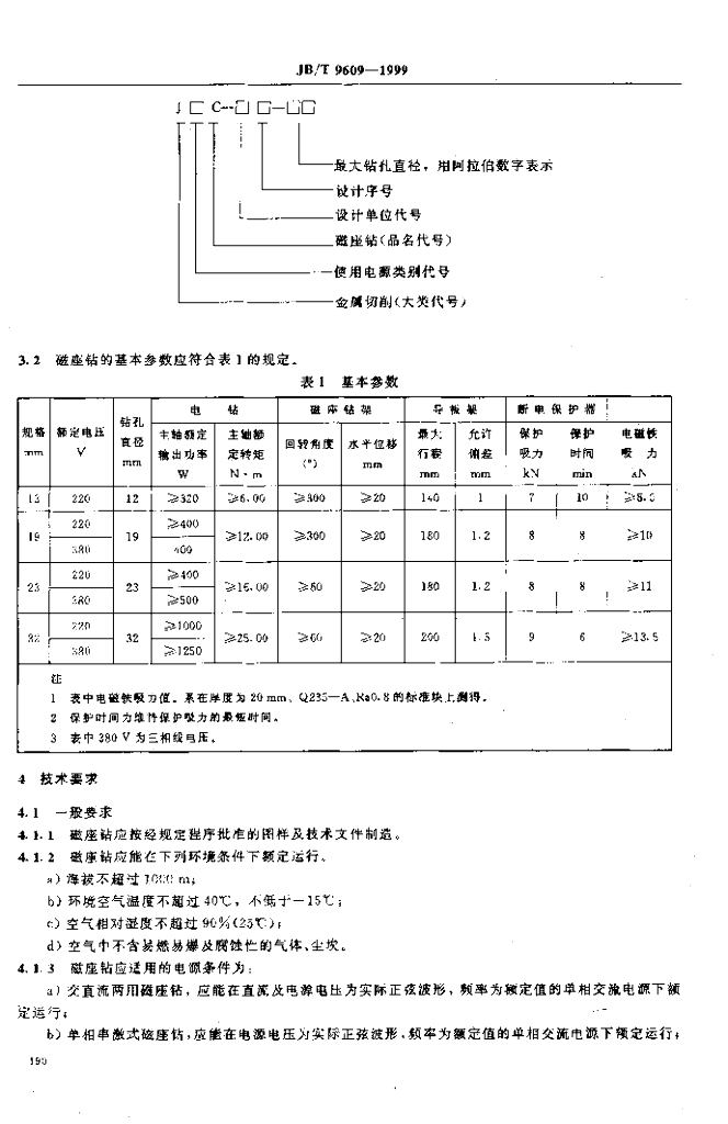 JB/T 9609-1999 标准预览