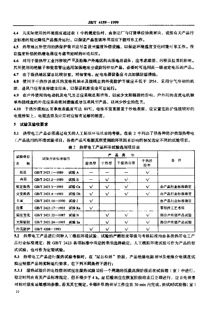 JB/T 4159-1999 标准预览