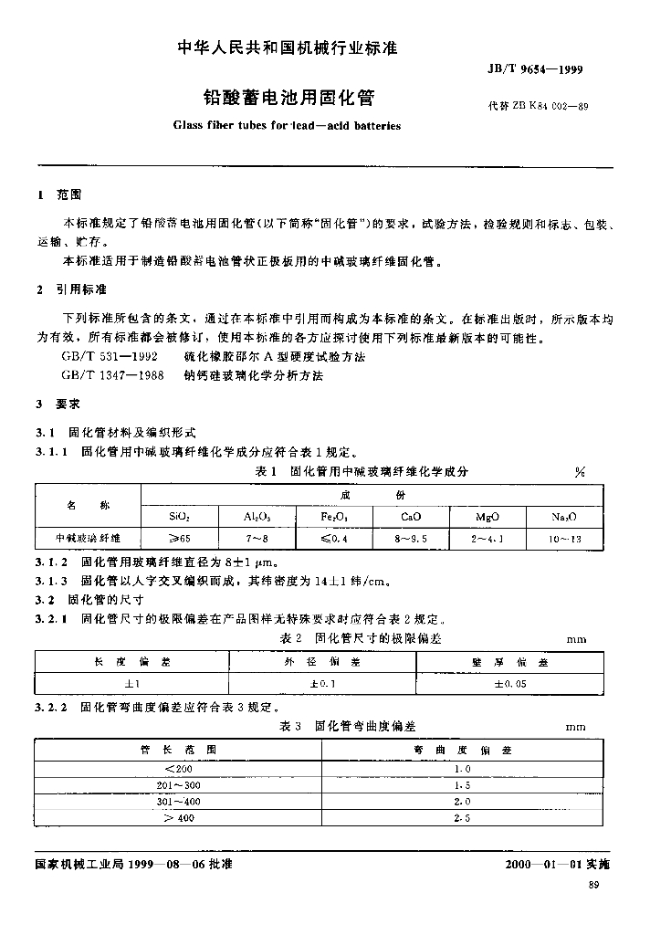 JB/T 9654-1999 标准预览