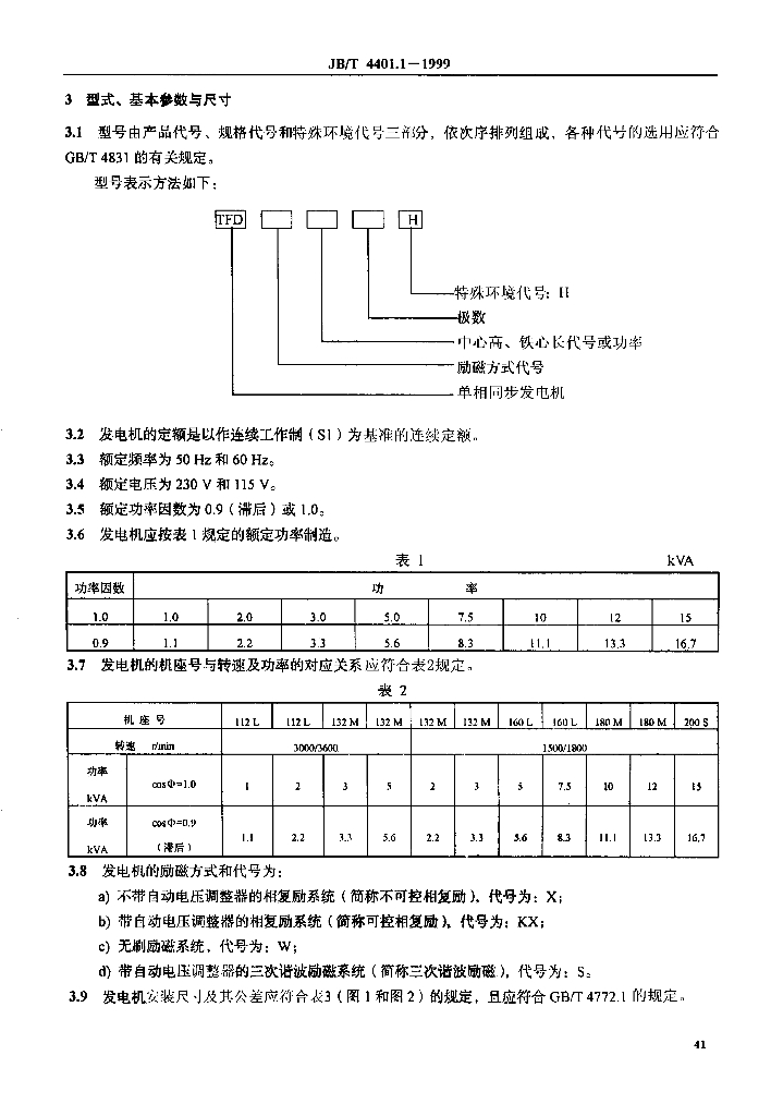 JB/T 4401.1-1999 标准预览