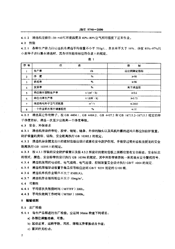 JB/T 9790-2000 标准预览