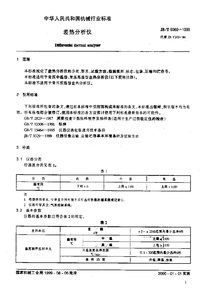 JB/T 9369-1999 标准预览