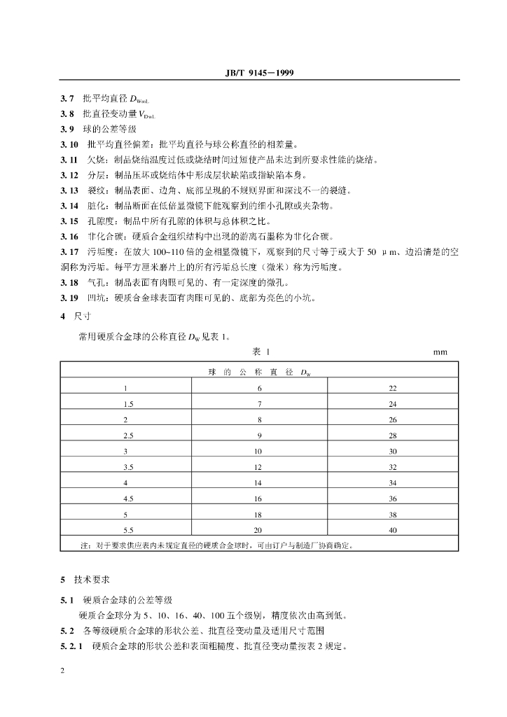 JB/T 9145-1999 标准预览