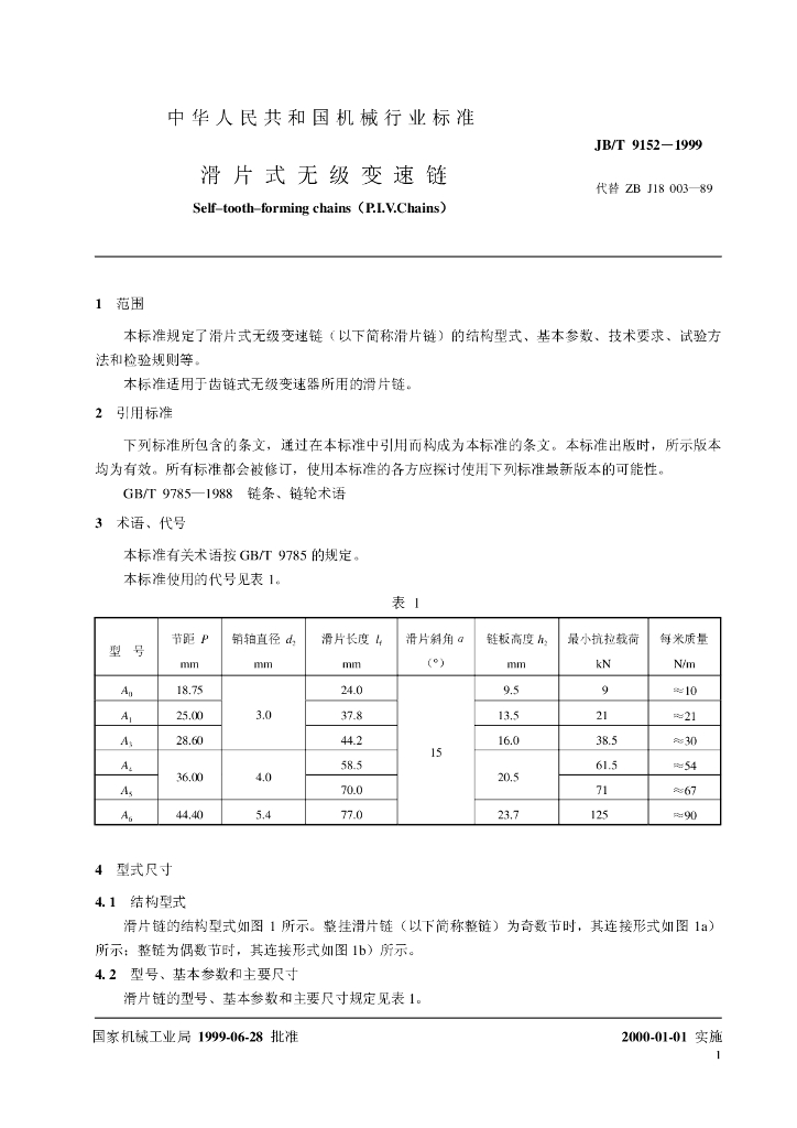 JB/T 9152-1999 标准预览