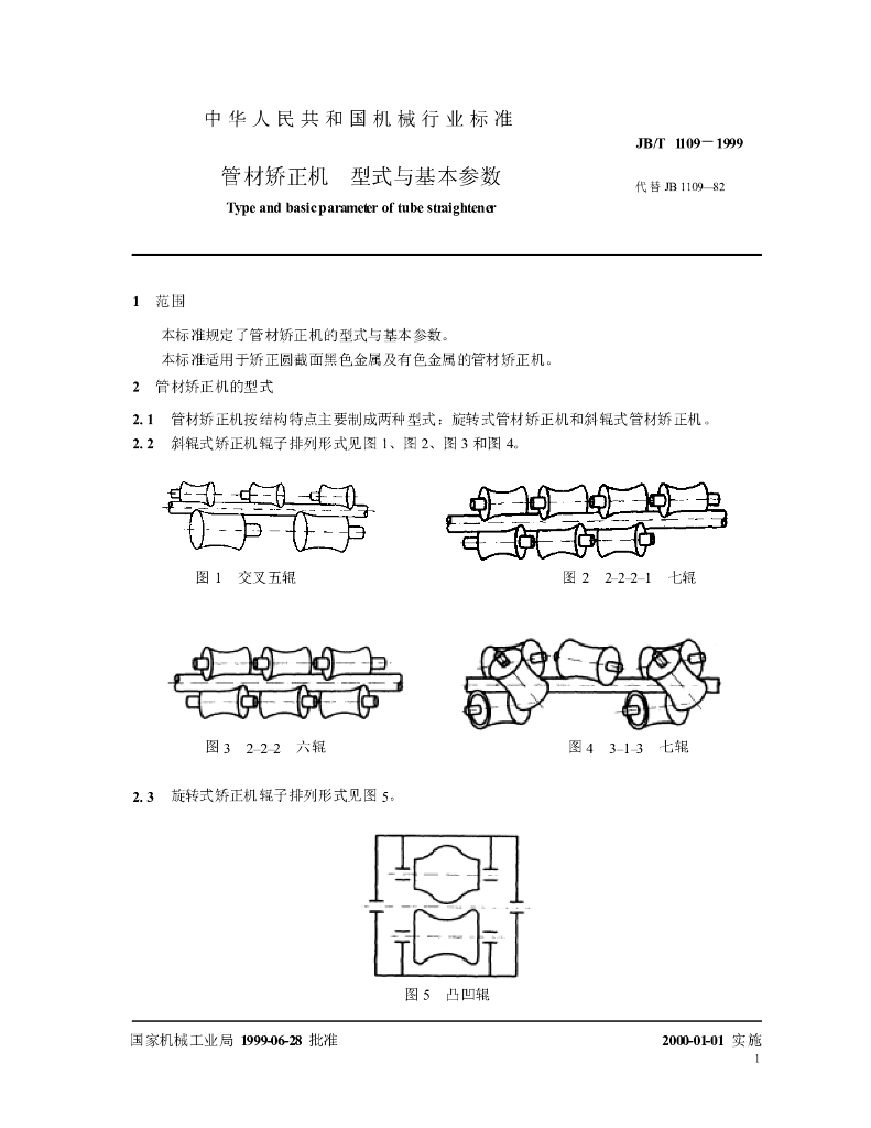 JB/T 1109-1999 标准预览