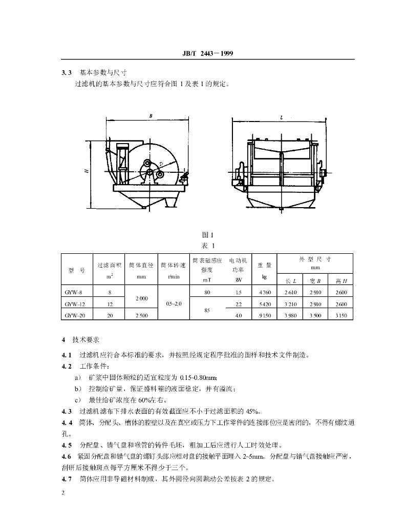 JB/T 2443-1999 标准预览