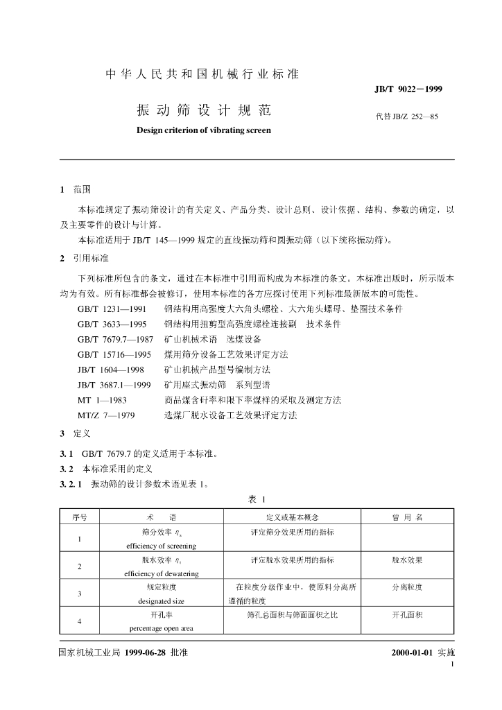 JB/T 9022-1999 标准预览