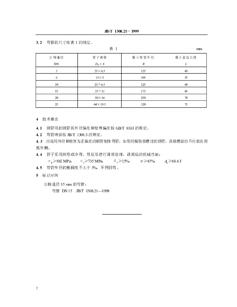 JB/T 1308.21-1999 标准预览