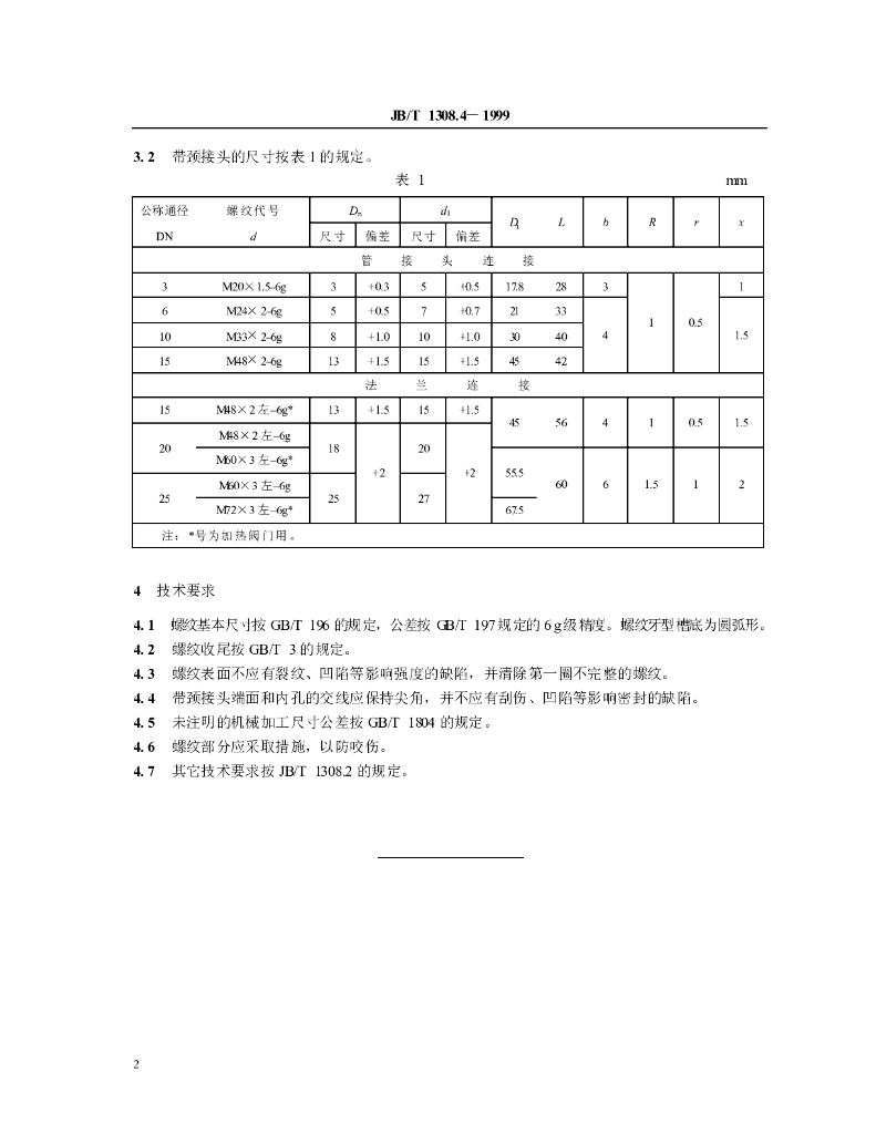 JB/T 1308.4-1999 标准预览