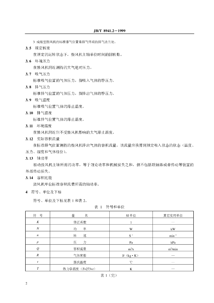 JB/T 8941.2-1999 标准预览
