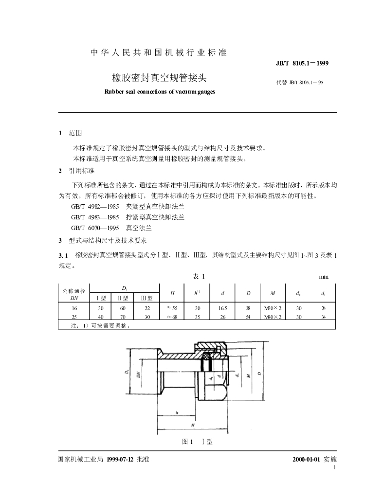 JB/T 8105.1-1999 标准预览