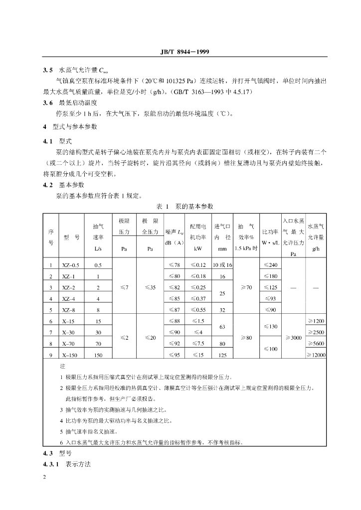 JB/T 8944-1999 标准预览