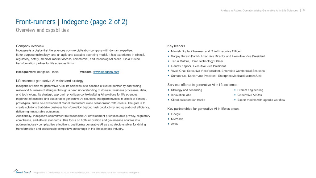 Everest Group：2025年在生命科学中实施生成式AI报告（英文版）_第9页
