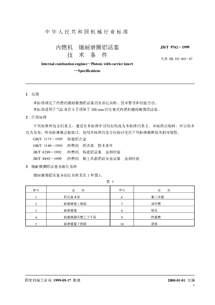 JB/T 9762-1999 标准预览