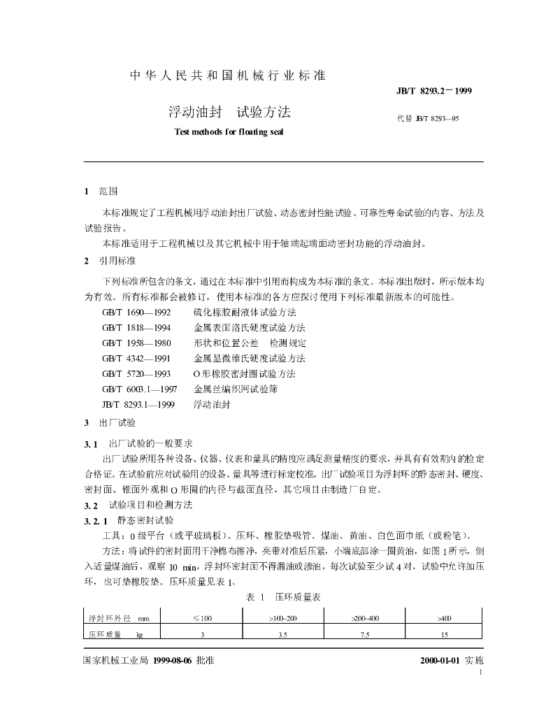 JB/T 8293.2-1999 标准预览