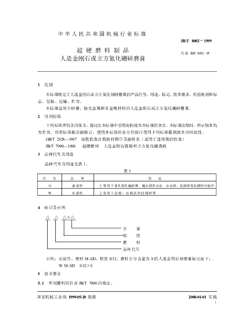 JB/T 8002-1999 标准预览