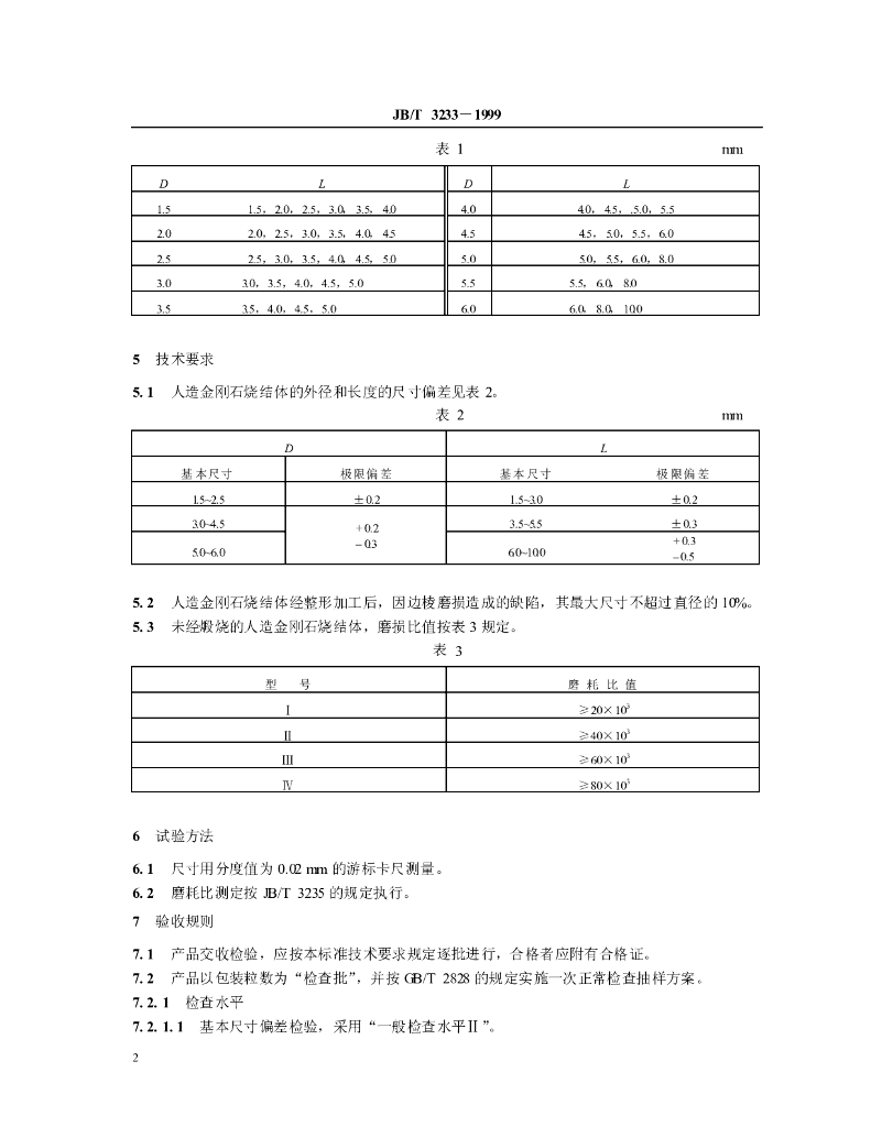 JB/T 3233-1999 标准预览