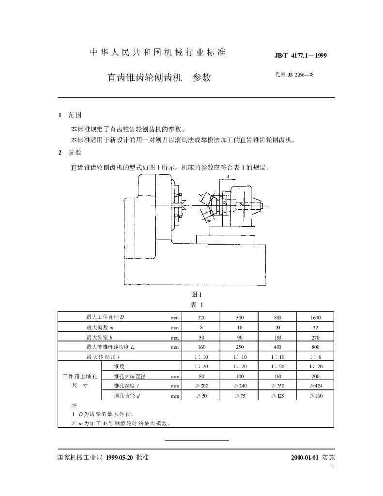 JB/T 4177.1-1999 标准预览