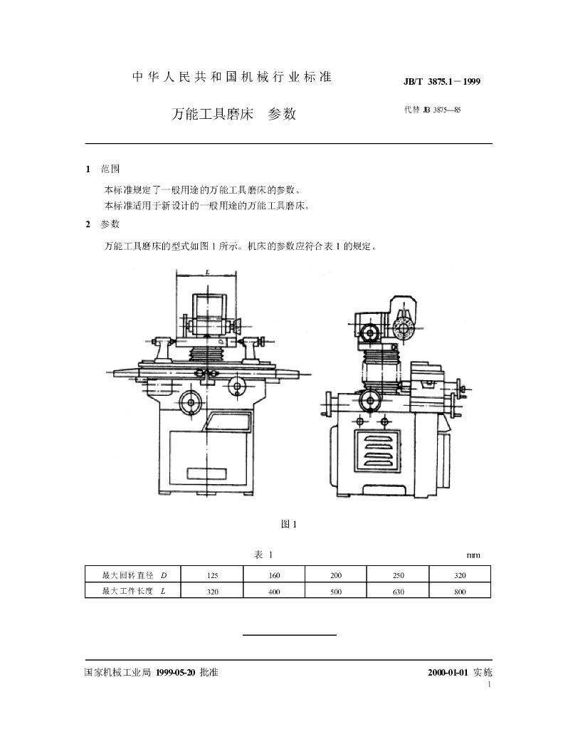 JB/T 3875.1-1999 标准预览