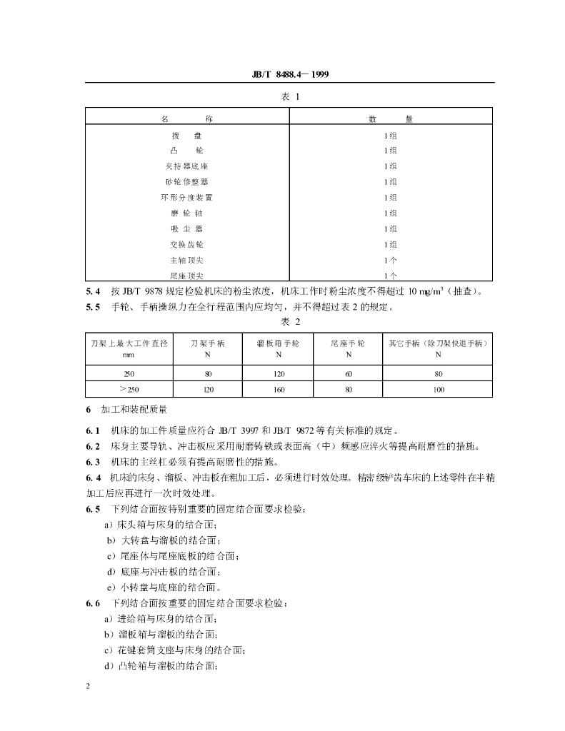 JB/T 8488.4-1999 标准预览