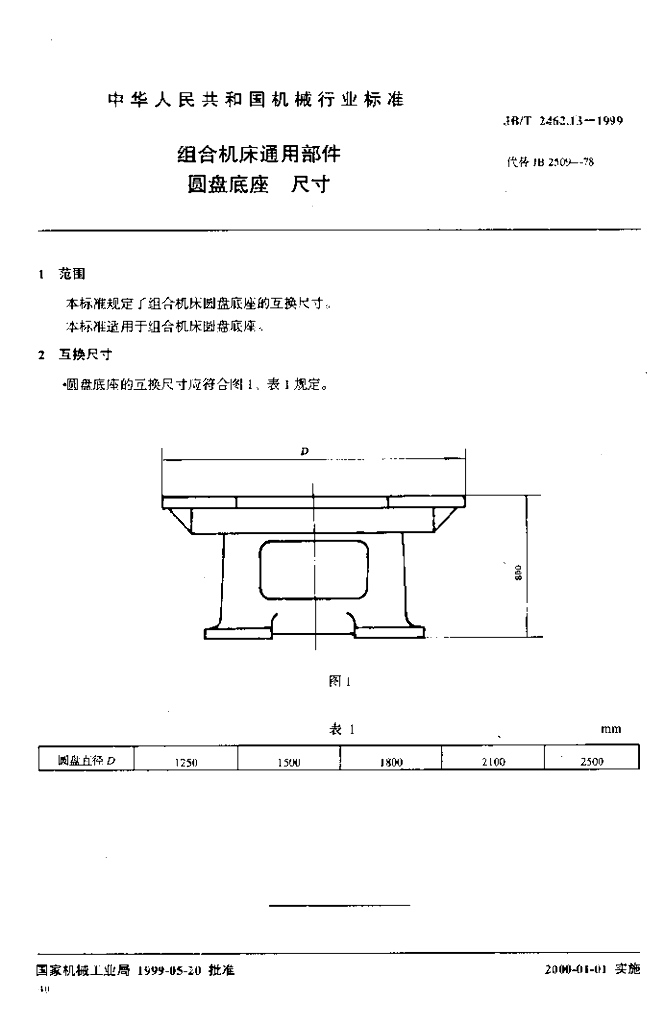 JB/T 2462.13-1999 标准预览
