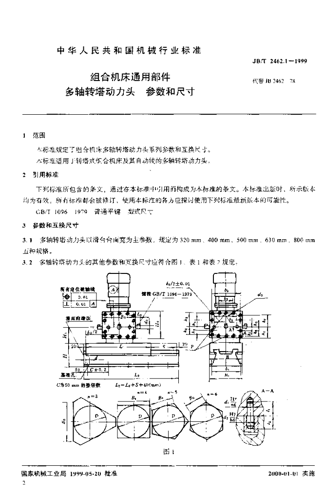 JB/T 2462.1-1999 标准预览