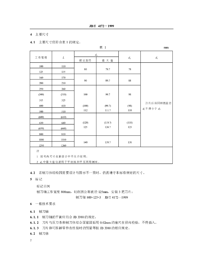 JB/T 4172-1999 标准预览