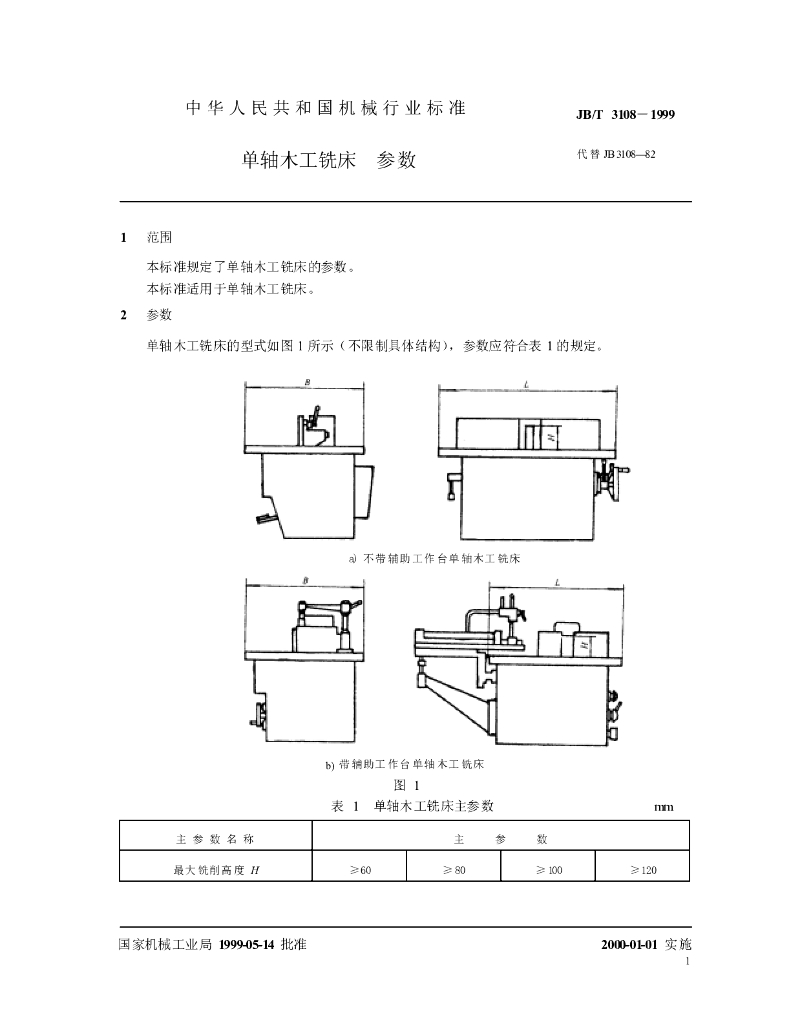 JB/T 3108-1999 标准预览