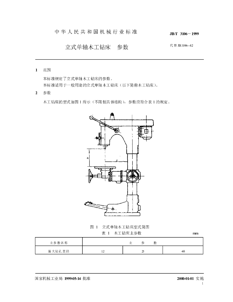 JB/T 3106-1999 标准预览