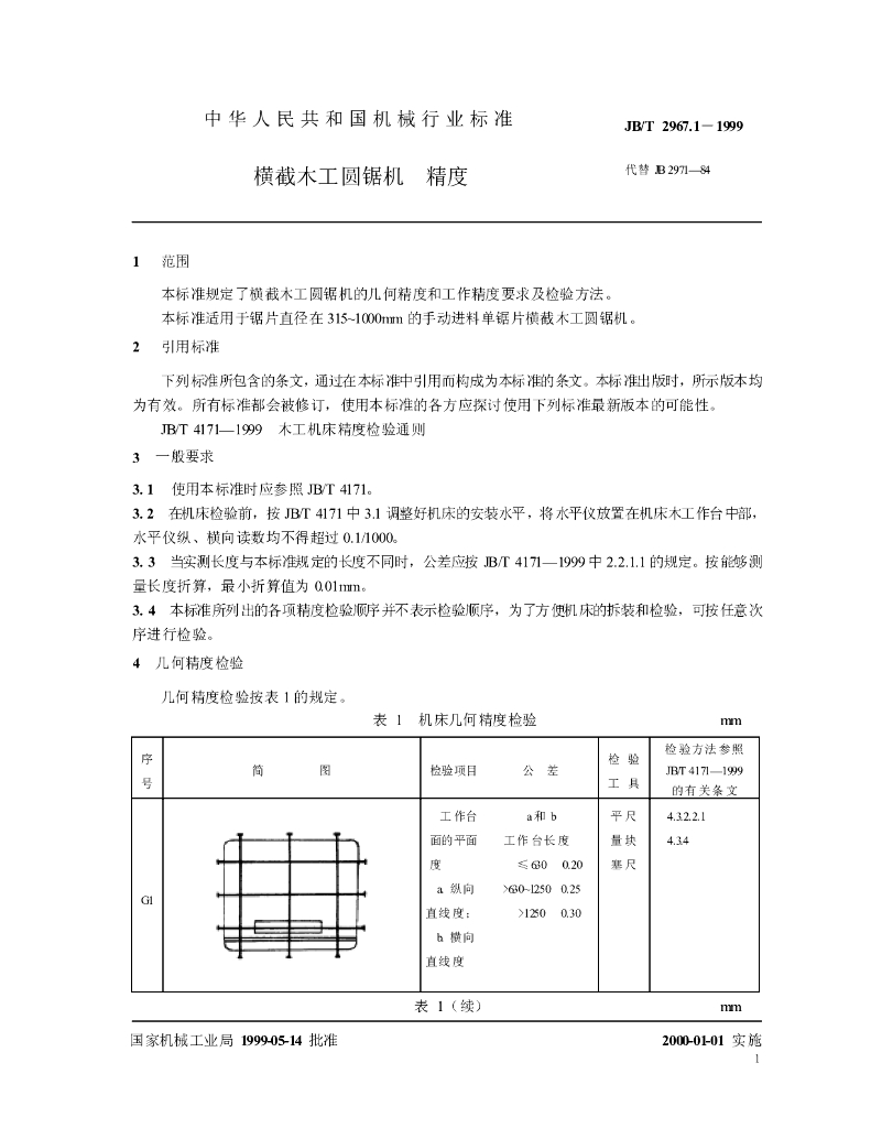 JB/T 2967.1-1999 标准预览