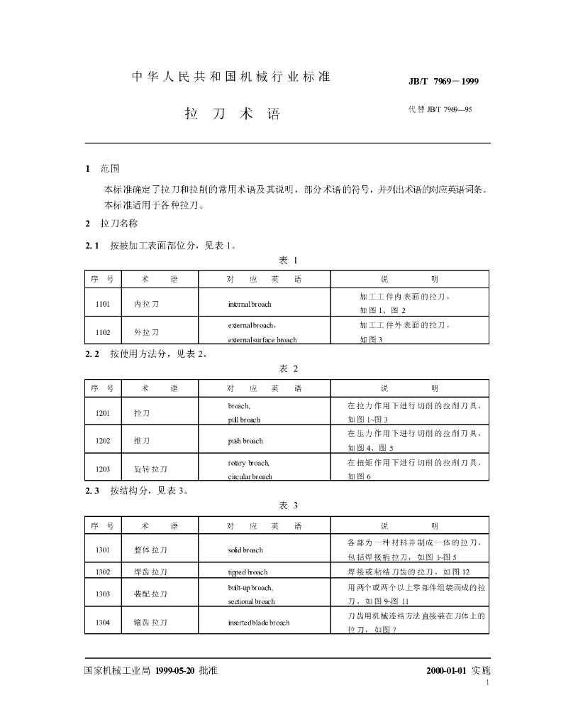 JB/T 7969-1999 标准预览