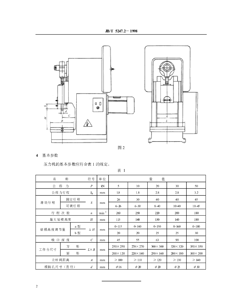 JB/T 5247.2-1998 标准预览