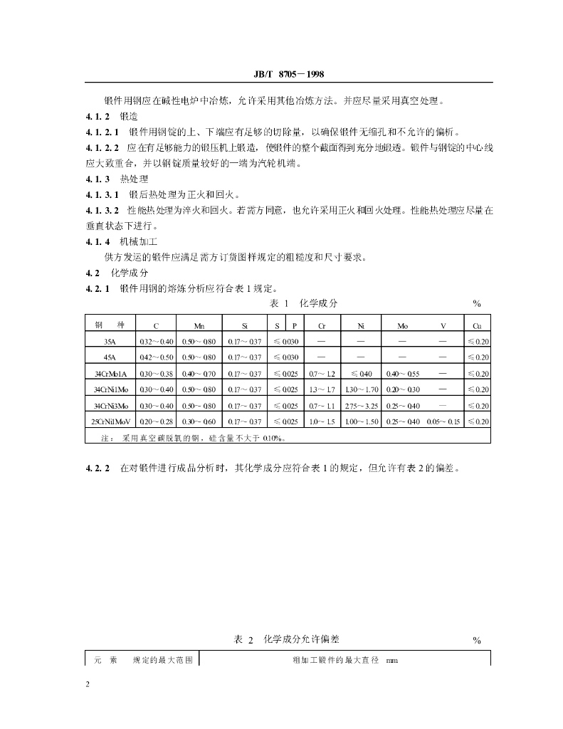 JB/T 8705-1998 标准预览