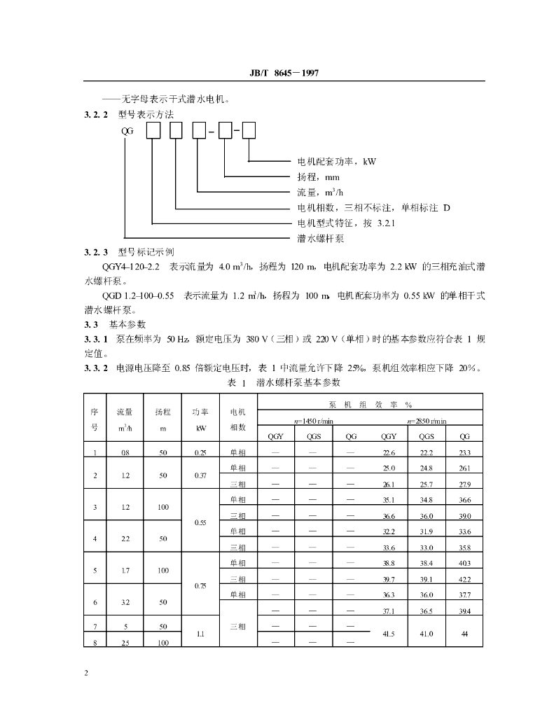 JB/T 8645-1997 标准预览