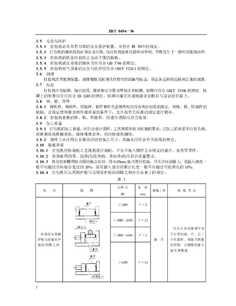 JB/T 8494-1996 标准预览