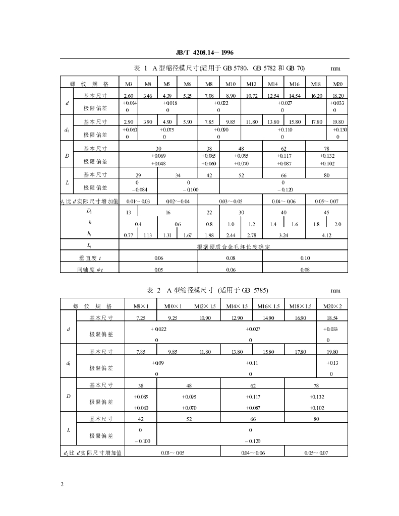 JB/T 4208.14-1996 标准预览